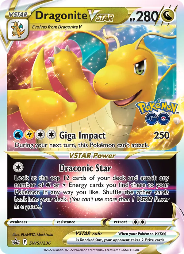 Dragonite VSTAR SWSH Black Star Promos SWSH236/307