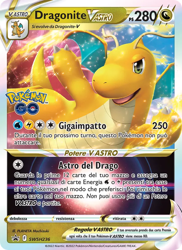 Dragonite V ASTRO SPSC Promo SWSH236/307