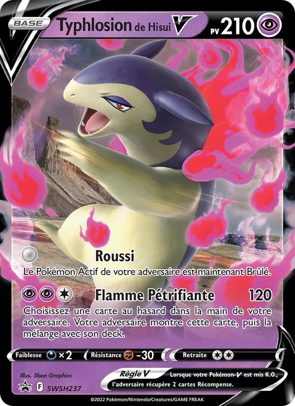 Typhlosion de Hisui V Promo SWSH SWSH237/307