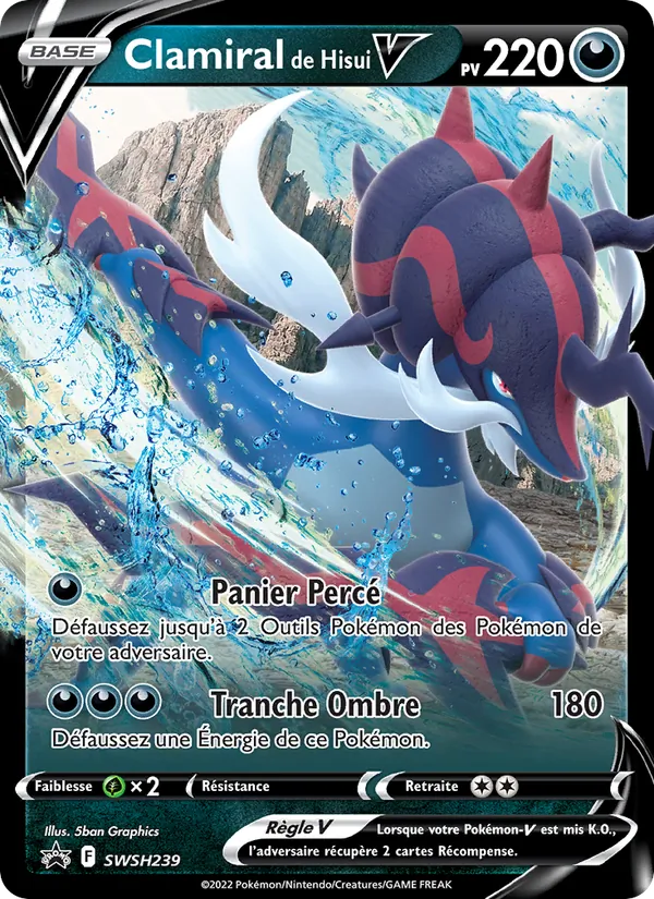 Clamiral de Hisui V Promo SWSH SWSH239/307