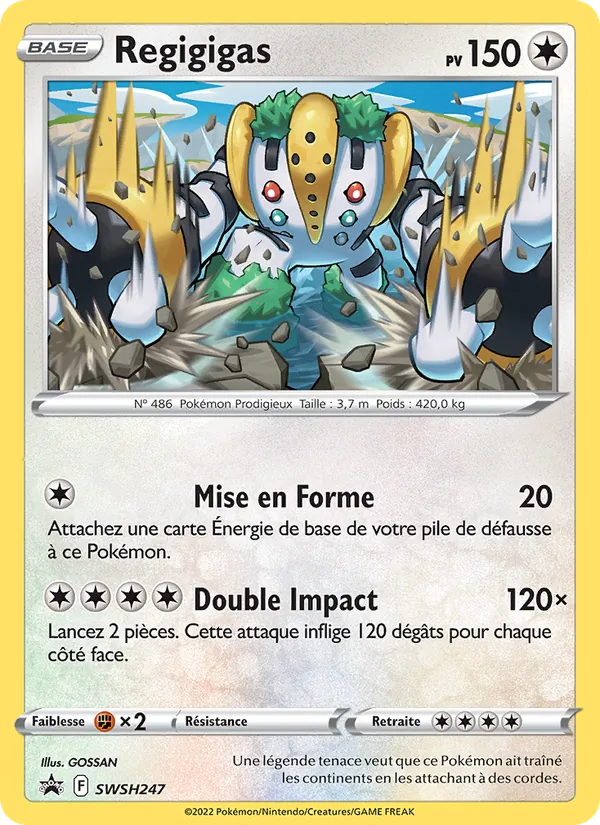 Regigigas Promo SWSH SWSH247/307