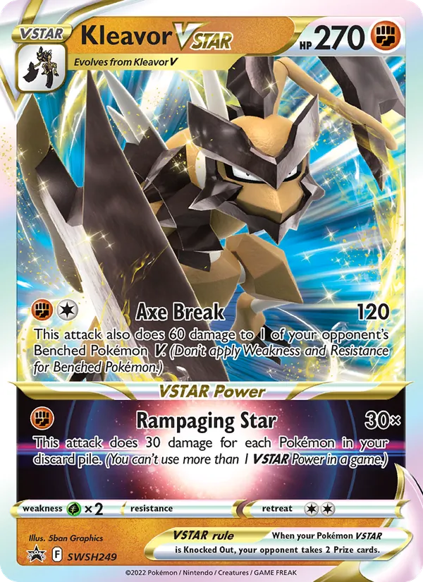 Kleavor V-ASTRO Cartas de promoción ESES SWSH249/307