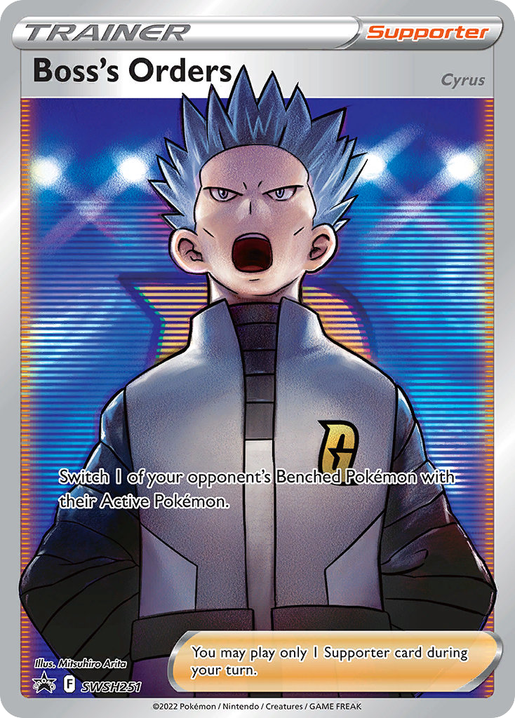 Órdenes de Jefes Cartas de promoción ESES SWSH251/307
