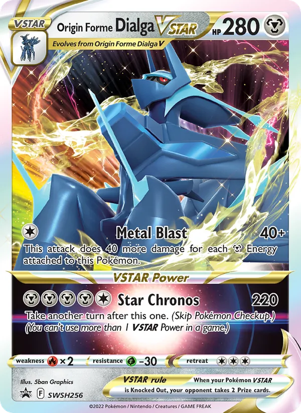 Origin Forme Dialga VSTAR SWSH Black Star Promos SWSH256/307