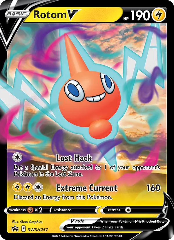 Rotom V SCSC Promokarten SWSH257/307
