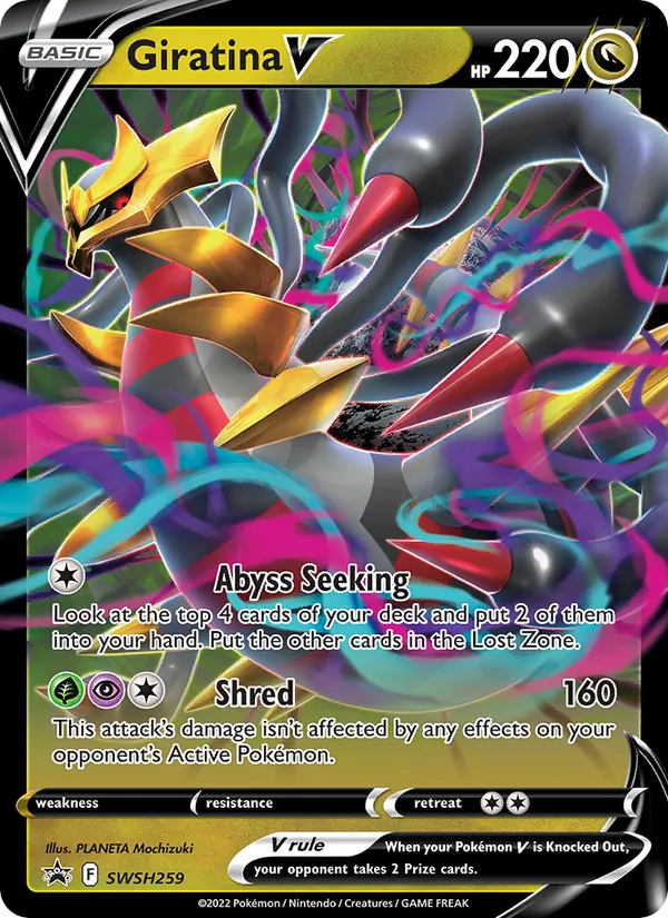 Giratina V SCSC Promokarten SWSH259/307