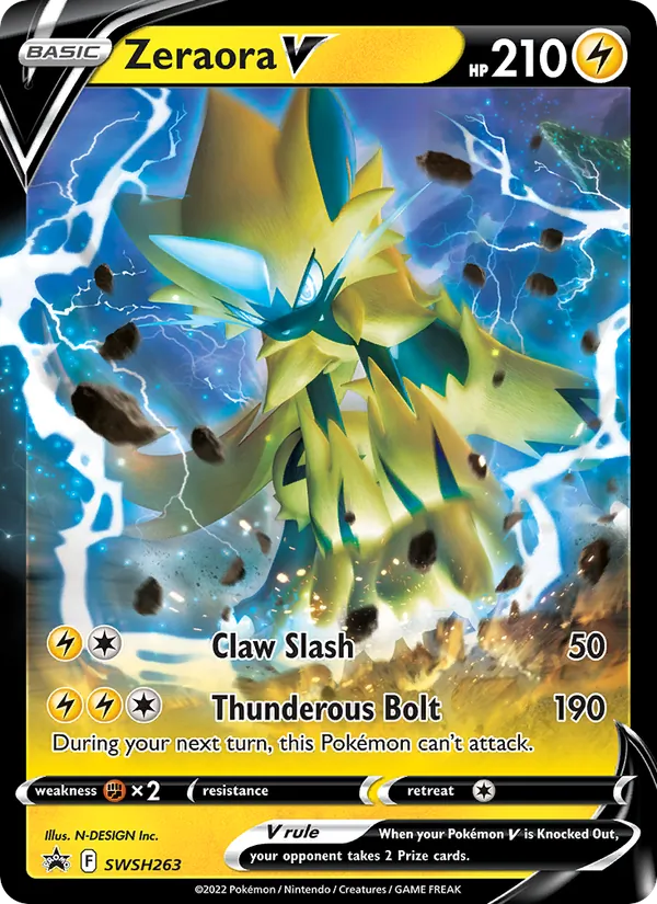 Zeraora V SCSC Promokarten SWSH263/307