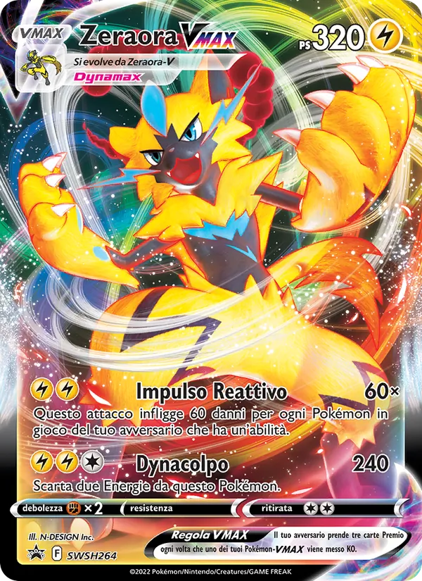 Zeraora VMAX SPSC Promo SWSH264/307