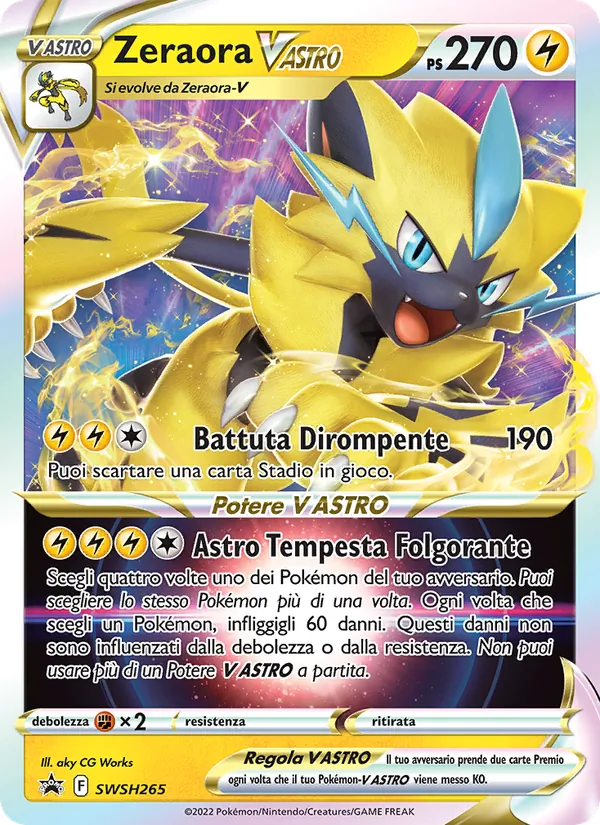 Zeraora V ASTRO SPSC Promo SWSH265/307