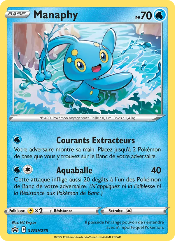 Manaphy Promo SWSH SWSH275/307