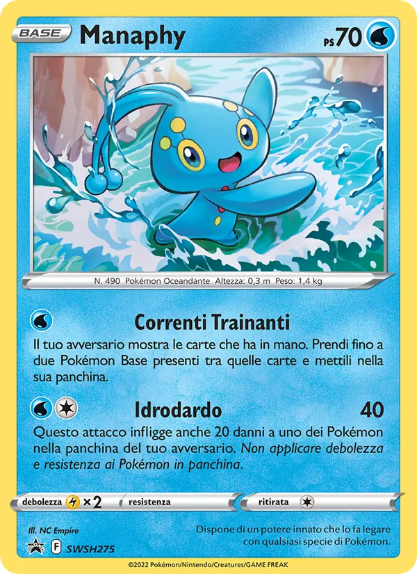 Manaphy SPSC Promo SWSH275/307