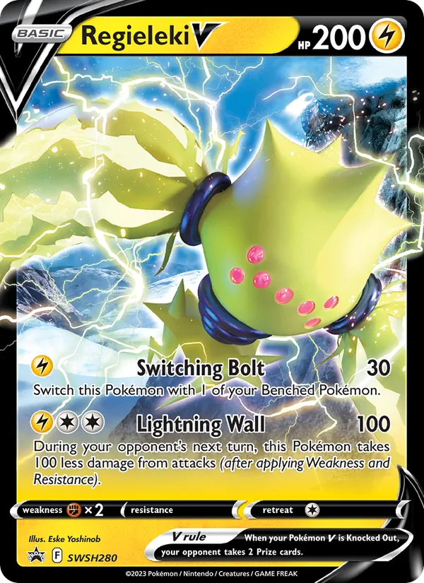 Regieleki V SWSH Black Star Promos SWSH280/307