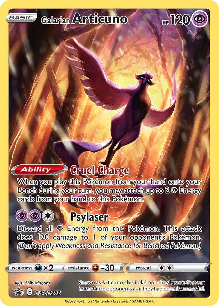 Articuno di Galar SPSC Promo SWSH282/307