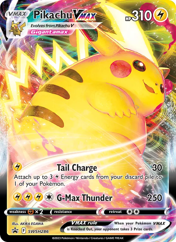 Pikachu VMAX SWSH Black Star Promos SWSH286/307