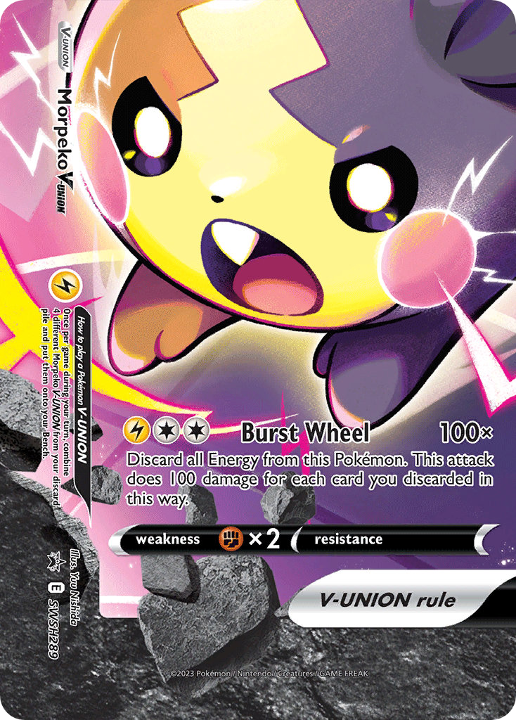 Morpeko V-UNIÓN Cartas de promoción ESES SWSH289/307