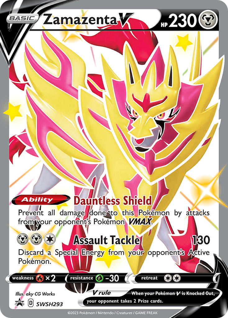 Zamazenta V SCSC Promokarten SWSH293/307