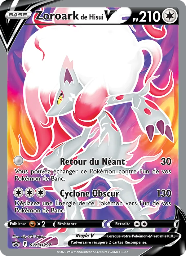 Zoroark de Hisui V Promo SWSH SWSH297/307