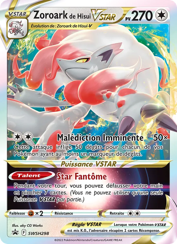 Zoroark de Hisui VSTAR Promo SWSH SWSH298/307