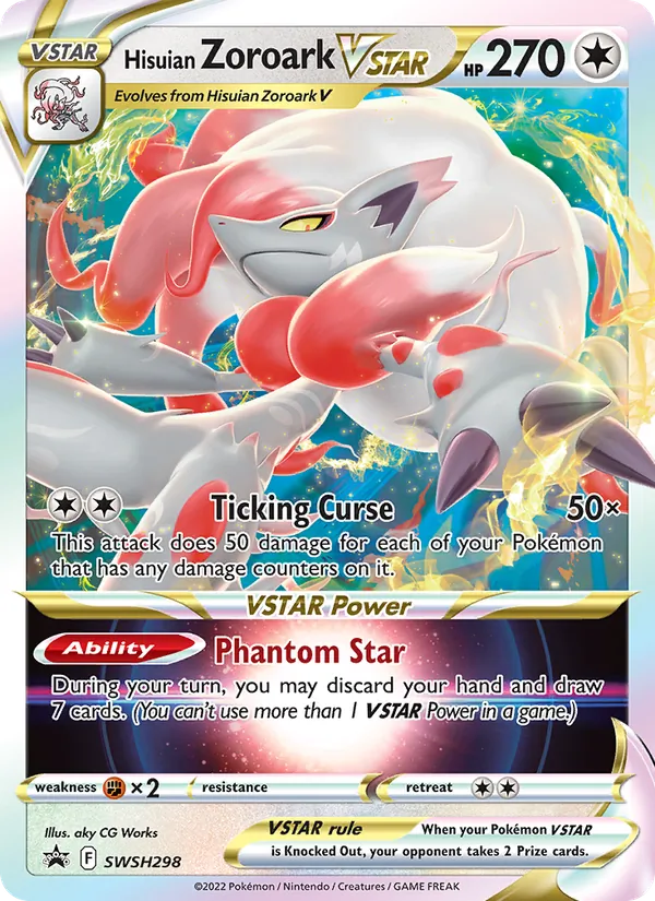 Zoroark de Hisui V-ASTRO ESES Promos SWSH298/307