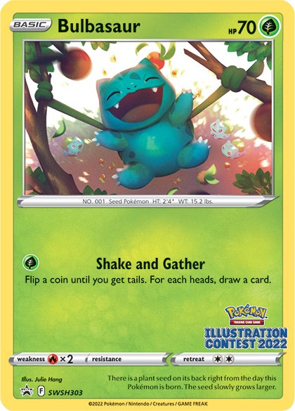 Bulbasaur Promo SWSH SWSH303/307