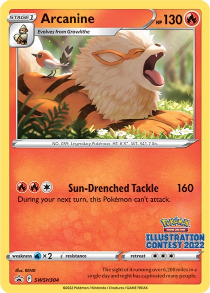 Arcanine Promo SWSH SWSH304/307