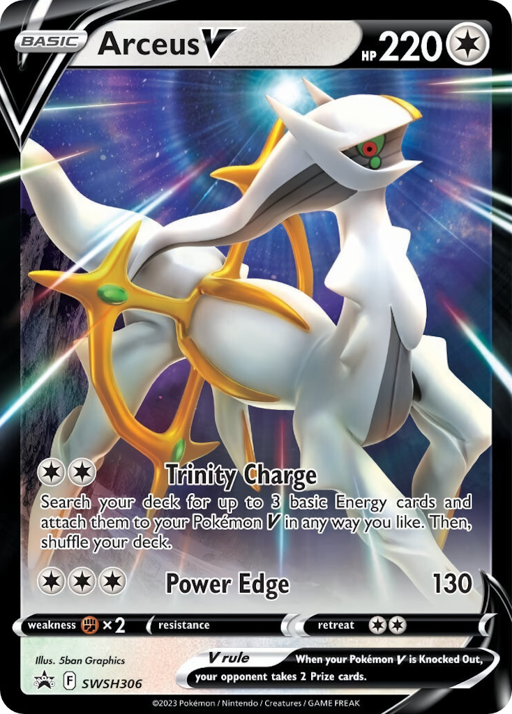 Arceus V Promo SWSH SWSH306/307