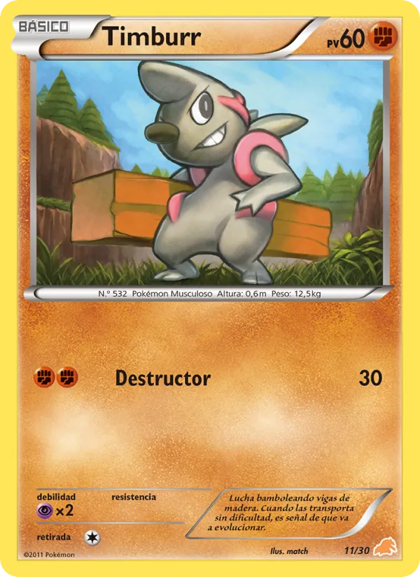 Timburr Kit de Entrenador BW (Excadrill) 11/30