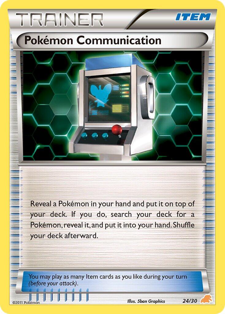 Pokémon Communication BW trainer Kit (Excadrill) 24/30