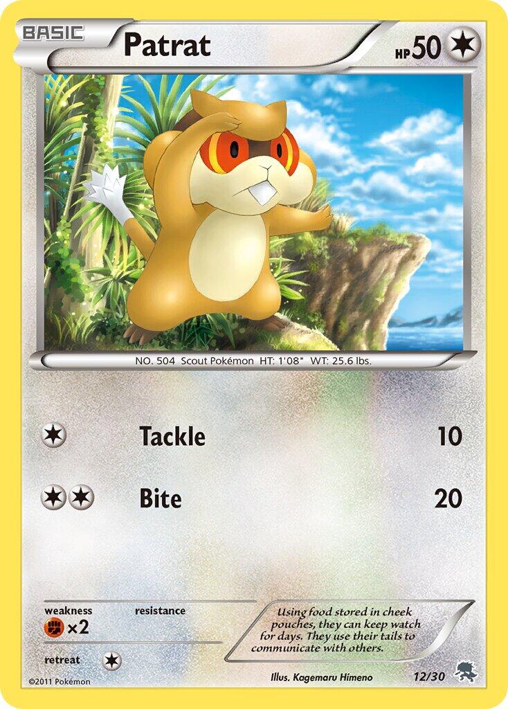 Patrat BW trainer Kit (Zoroark) 12/30