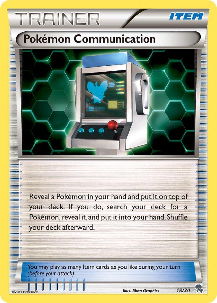 Pokémon Communication BW trainer Kit (Zoroark) 18/30
