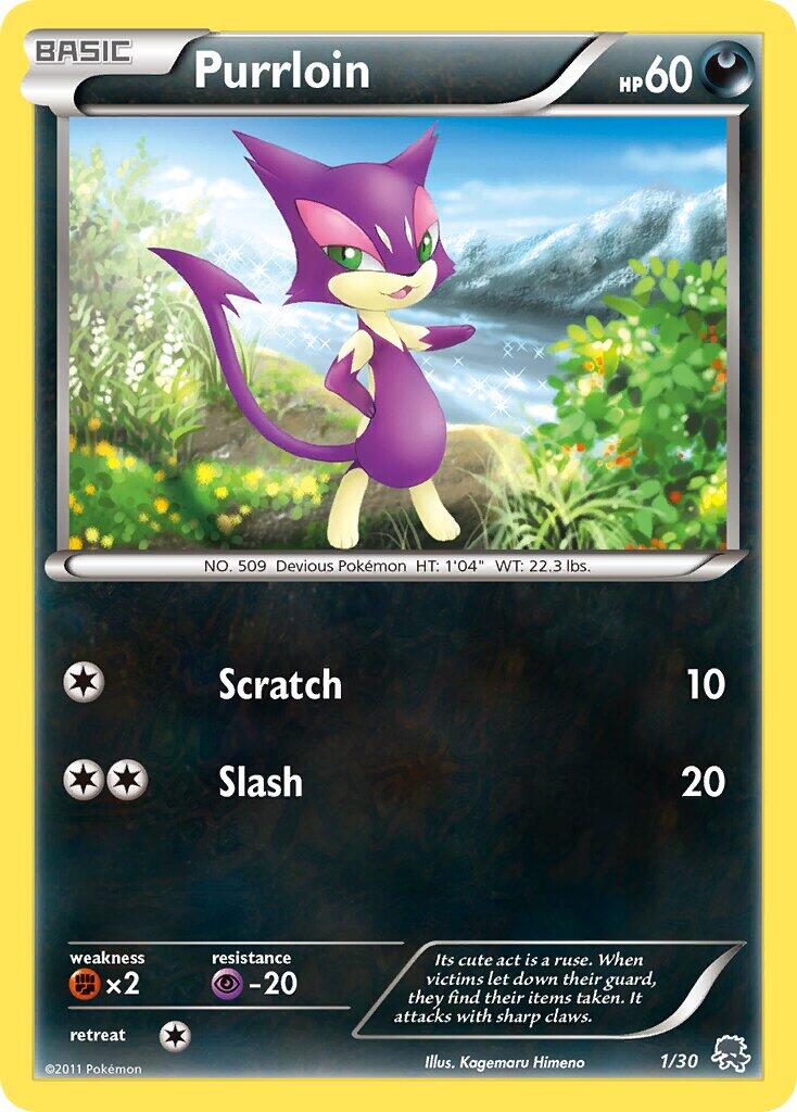 Purrloin BW trainer Kit (Zoroark) 1/30