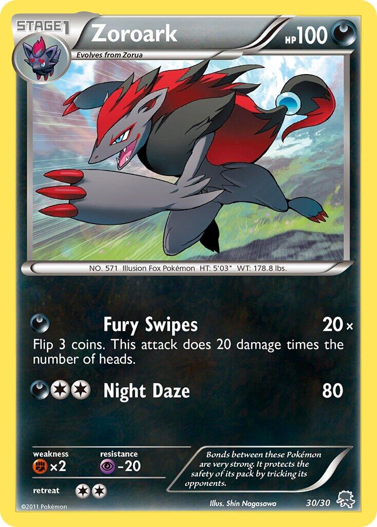 Zoroark BW Kit du dresseur (Zoroark) 30/30
