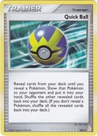 Quick Ball DP trainer Kit (Lucario) 10/11