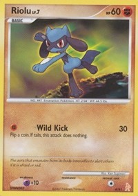 Riolu Kit de Entrenador Diamante & Perla (Lucario) 6/11