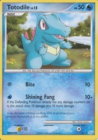 Totodile Kit de Entrenador Diamante & Perla (Manaphy) 8/12