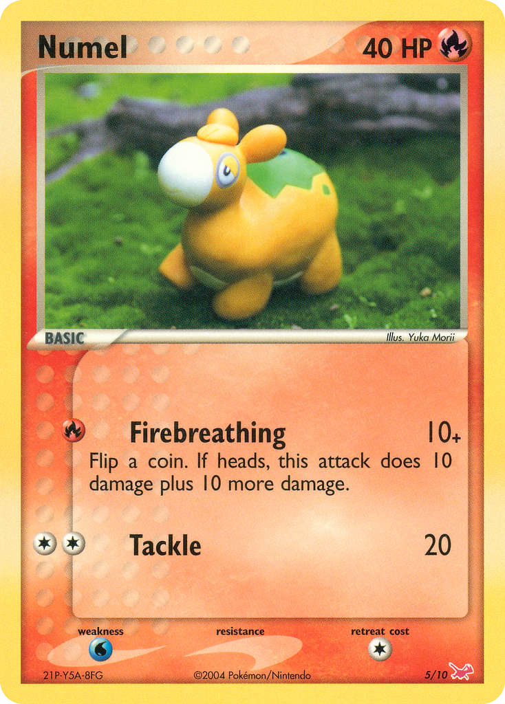 Numel EX trainer Kit (Latias) 5/10