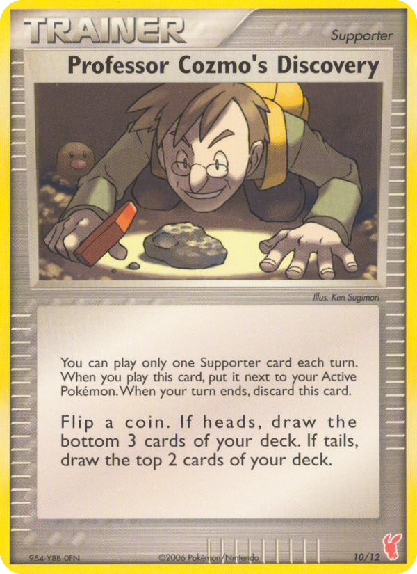 Professor Cozmo's Discovery EX trainer Kit (Plusle) 10/12