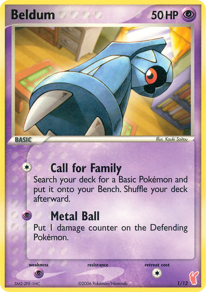 Beldum EX trainer Kit 2 (Plusle) 1/12