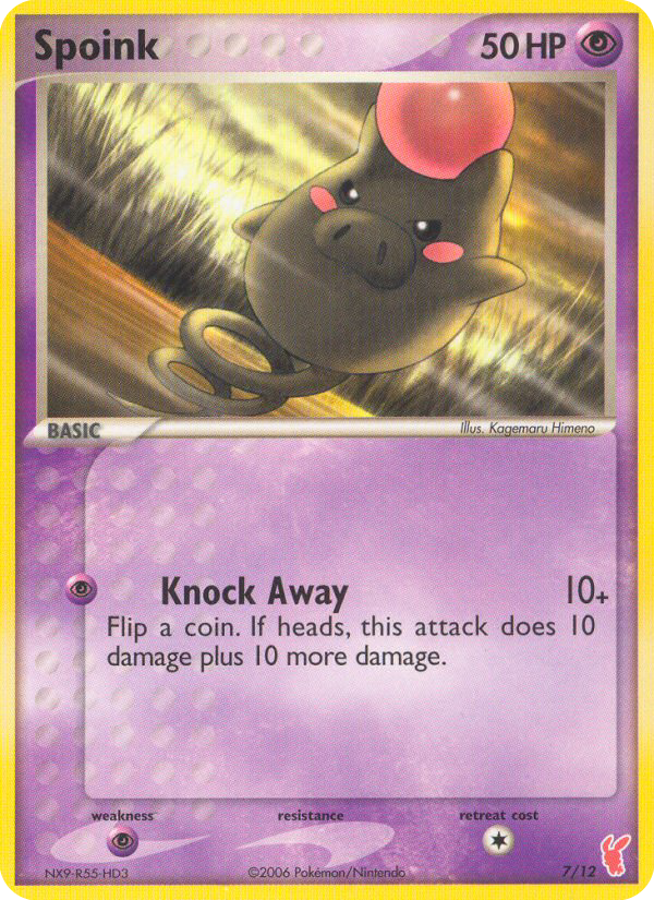 Spoink EX Kit dresseur (Positi) 7/12