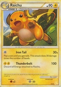Raichu HS trainer Kit (Raichu) 19/30