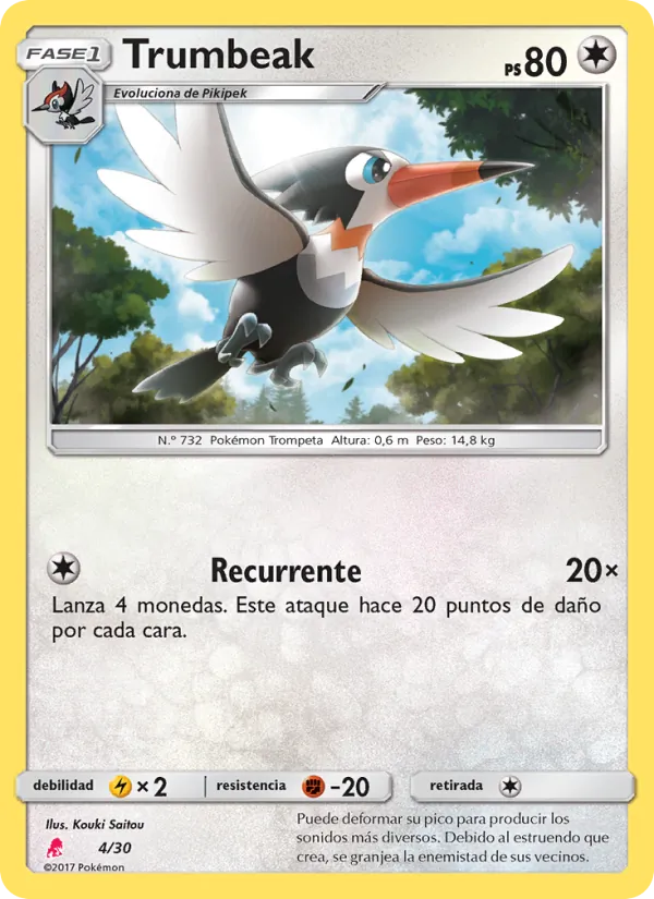 Trumbeak Kit de Entrenador Sol y Luna (Lycanroc) 4/30