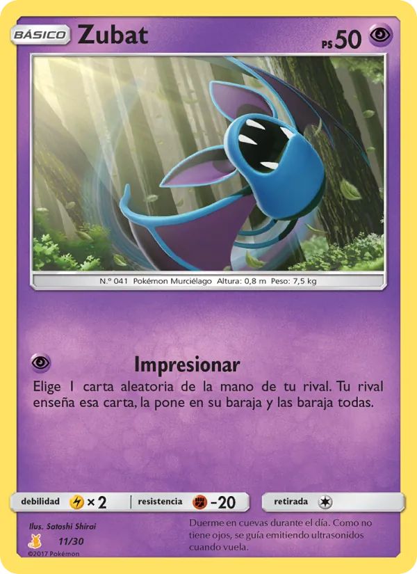 Zubat Kit de Entrenador Sol y Luna (Raichu de Alola) 11/30