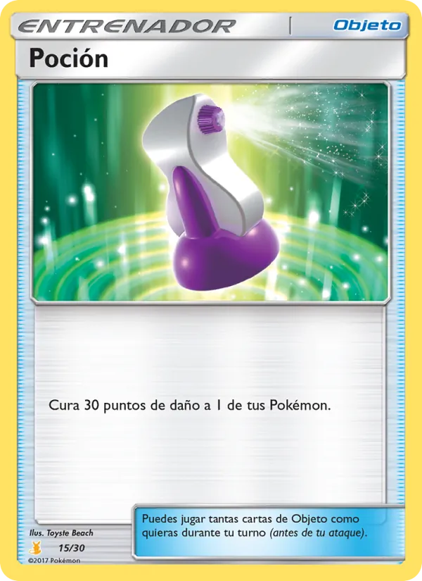 Poción Kit de Entrenador Sol y Luna (Raichu de Alola) 15/30