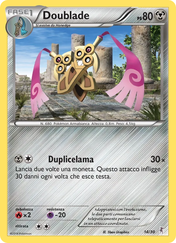 Doublade XY trainer Kit (Bisharp) 14/30