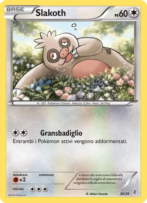 Slakoth XY trainer Kit (Bisharp) 26/30
