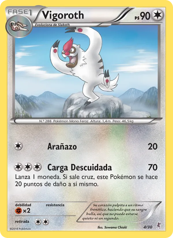 Vigoroth Kit de Entrenador XY (Bisharp) 4/30