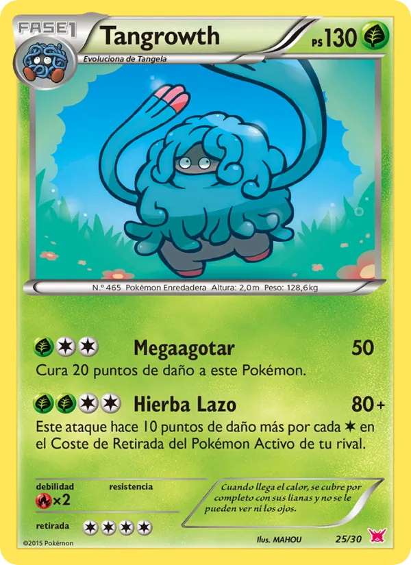 Tangrowth Kit de Entrenador XY (Latias) 25/30