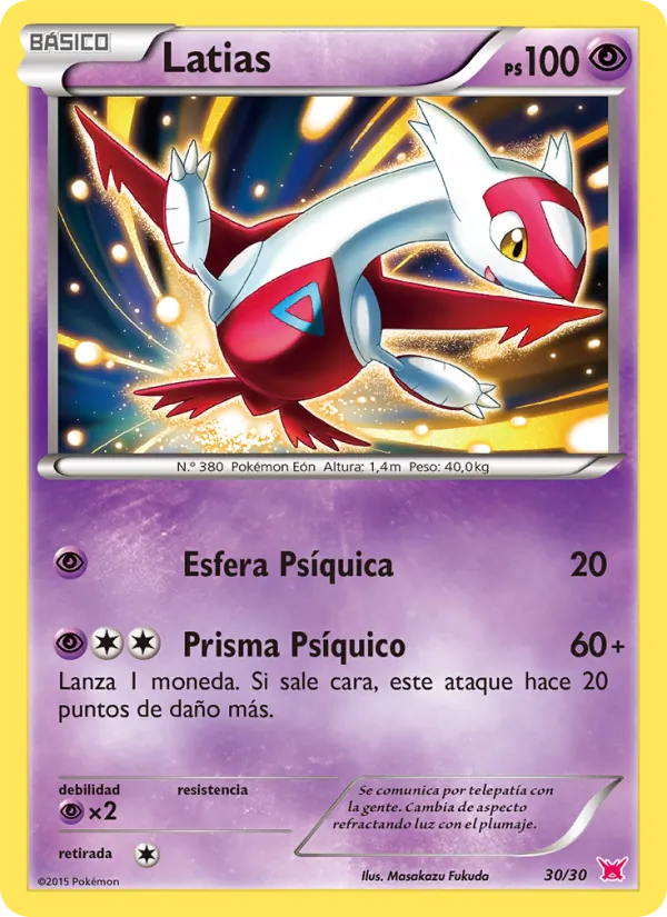 Latias Kit de Entrenador XY (Latias) 30/30