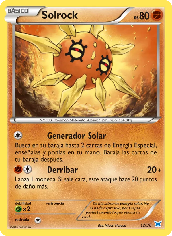 Solrock Kit de Entrenador XY (Latios) 12/30
