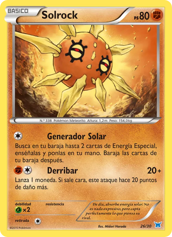 Solrock Kit de Entrenador XY (Latios) 26/30